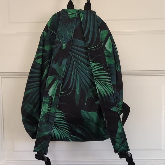 Dakine Green and Black Tropical Backpack - Picture 3 of 5